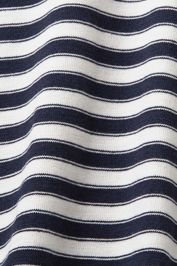 T-shirt rayé, 100 % coton, NAVY, detail image number 5