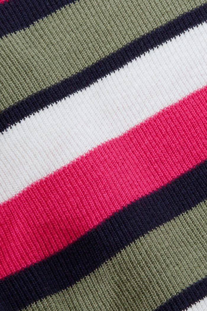 Pull-over rayé, PINK FUCHSIA, detail image number 5