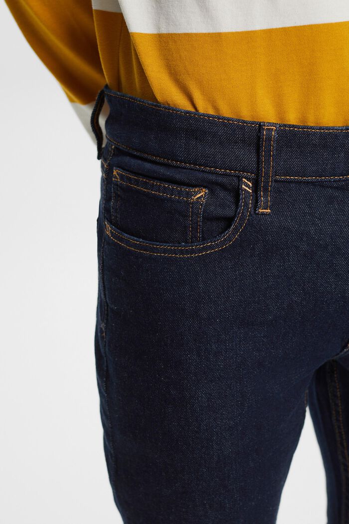 Gerecycled: slim fit jeans, BLUE RINSE, detail image number 2