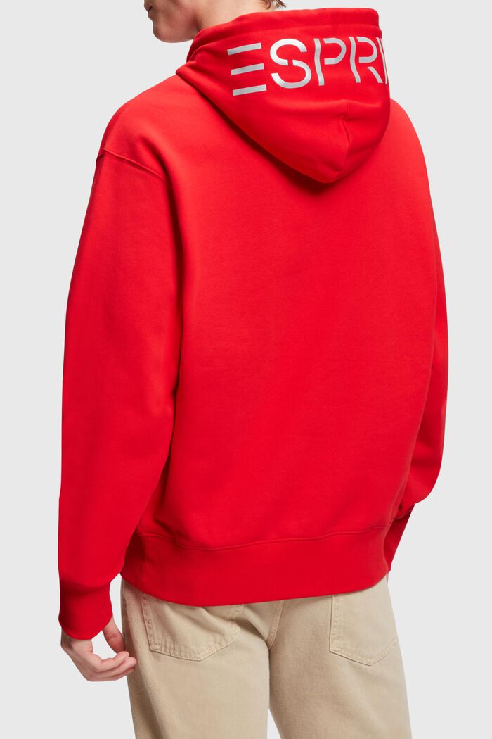 Hoodie Color Dolphin, ORANGE RED, detail image number 1