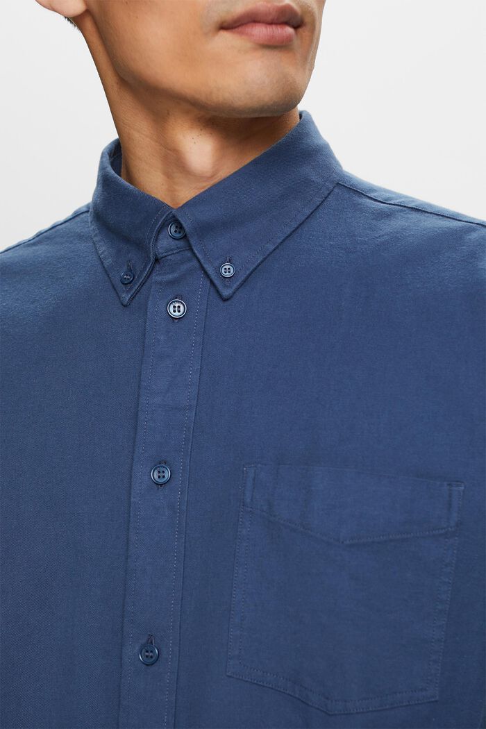 Twill regular fit-overhemd, GREY BLUE, detail image number 1