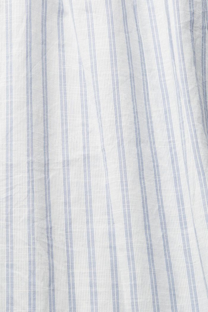 Geruite blouse met halflange knoopsluiting, OFF WHITE, detail image number 4