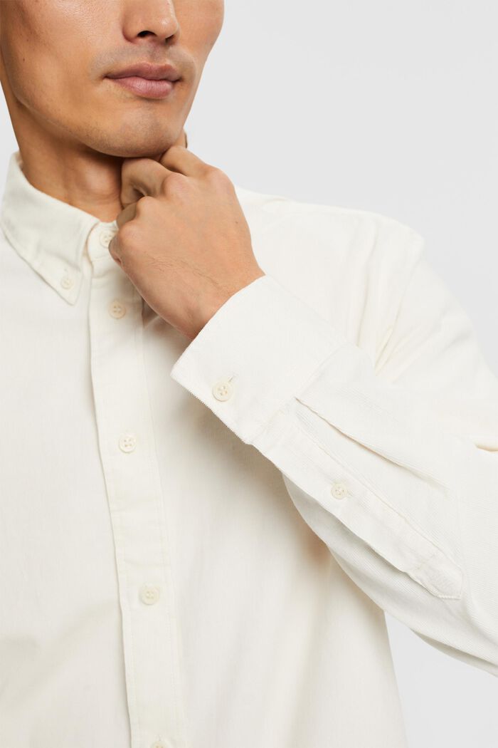 Overhemd van corduroy, 100% katoen, ICE, detail image number 1