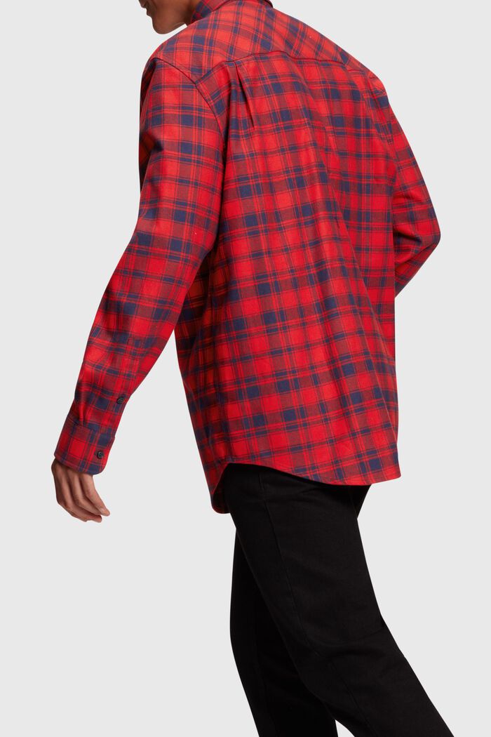 Chemise en flanelle à carreaux, RED, detail image number 1