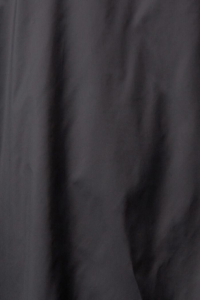 Lange mantel met gerecyclede donzen wattering, BLACK, detail image number 5