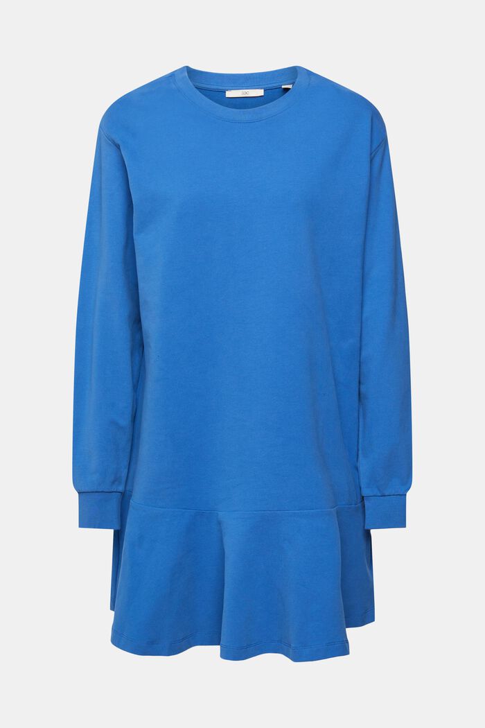 Robe sweat-shirt, BLUE, overview