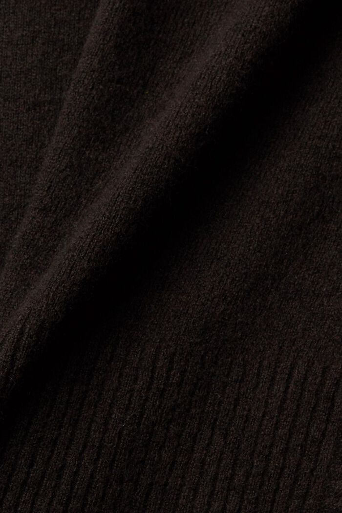Pull sans manches en laine mélangée, BLACK, detail image number 4
