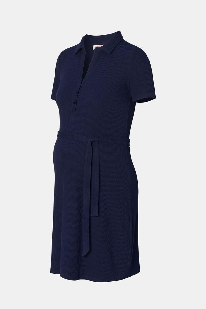 MATERNITY jurk met band, voor borstvoeding, DARK NAVY, detail image number 4