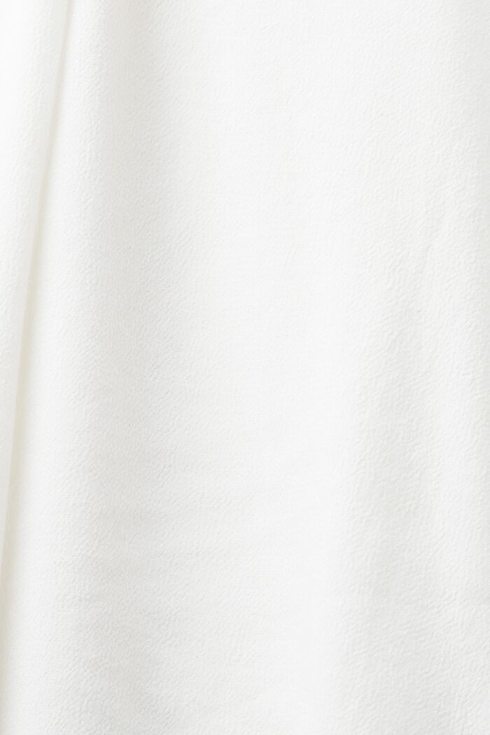 Crêpe blouse met V-hals, OFF WHITE, detail image number 4