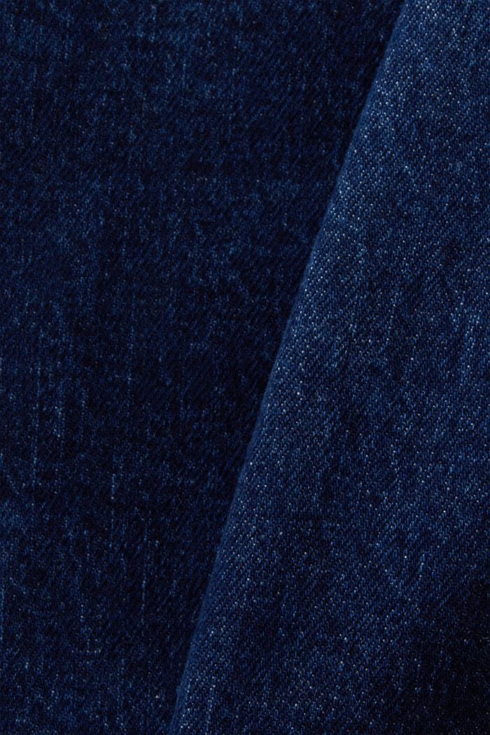 Retro-jeans met hoge taille en slanke pijpen, BLUE MEDIUM WASHED, detail image number 6