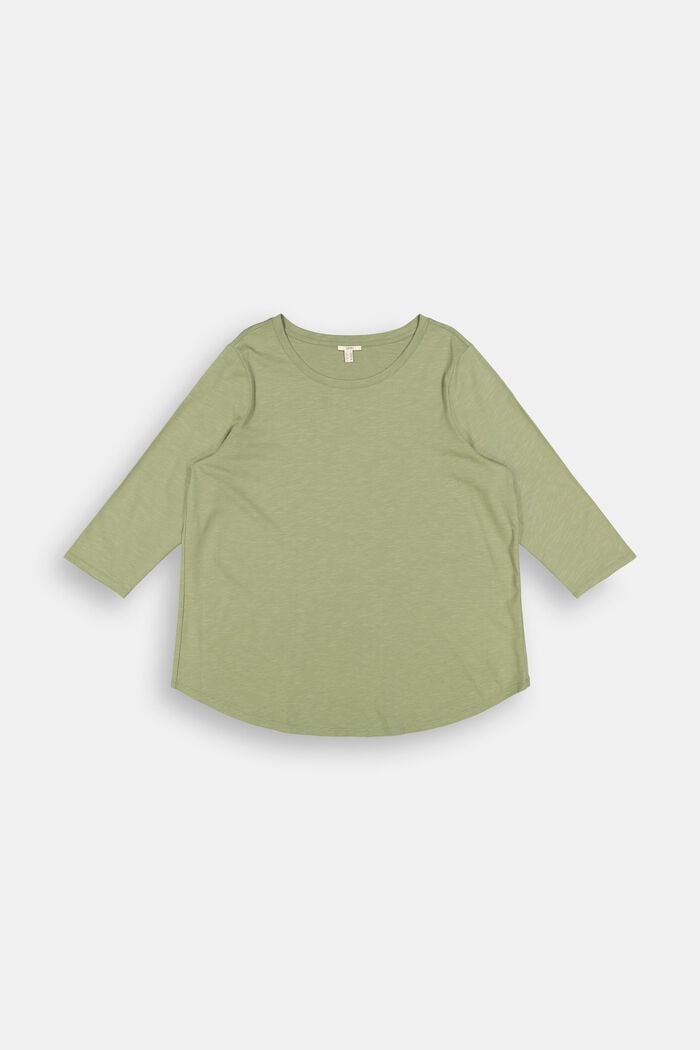 T-shirt à manches longues CURVY à teneur en coton biologique/TENCEL™