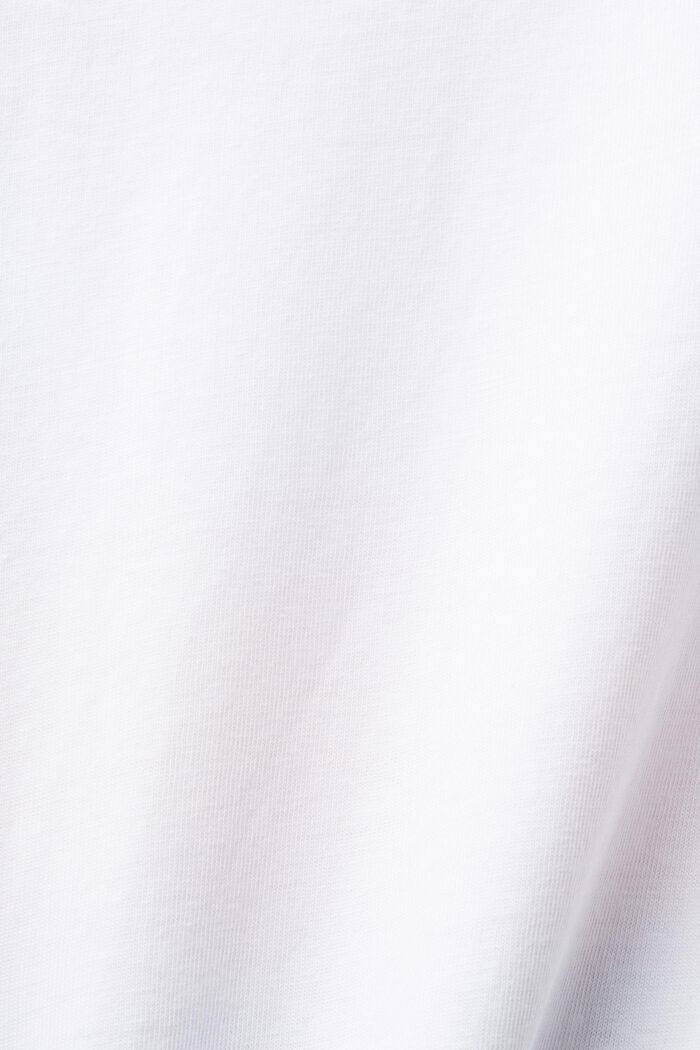 Katoenen T-shirt met print, WHITE, detail image number 5