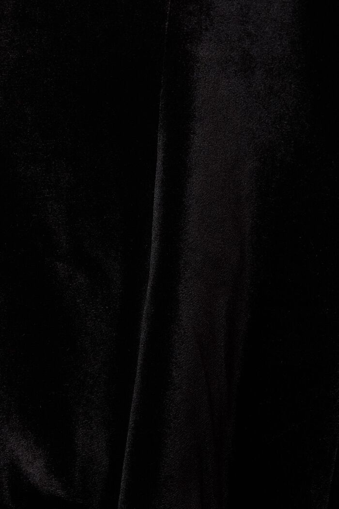 Fluwelen blazer, BLACK, detail image number 4