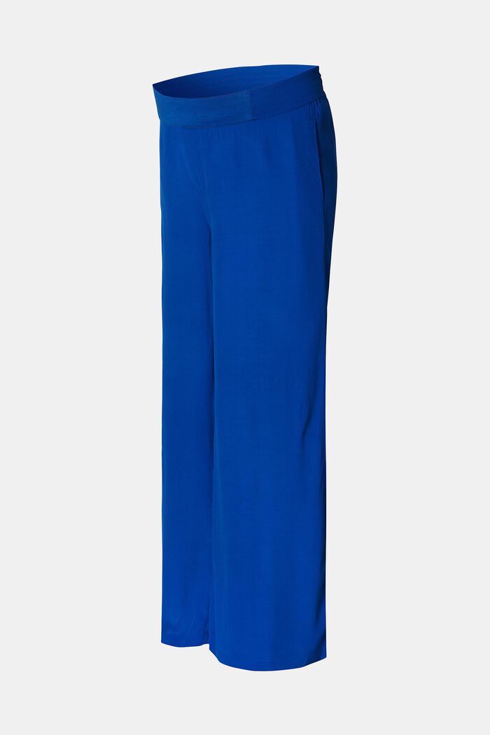 MATERNITY broek met wijde pijpen, ELECTRIC BLUE, detail image number 4