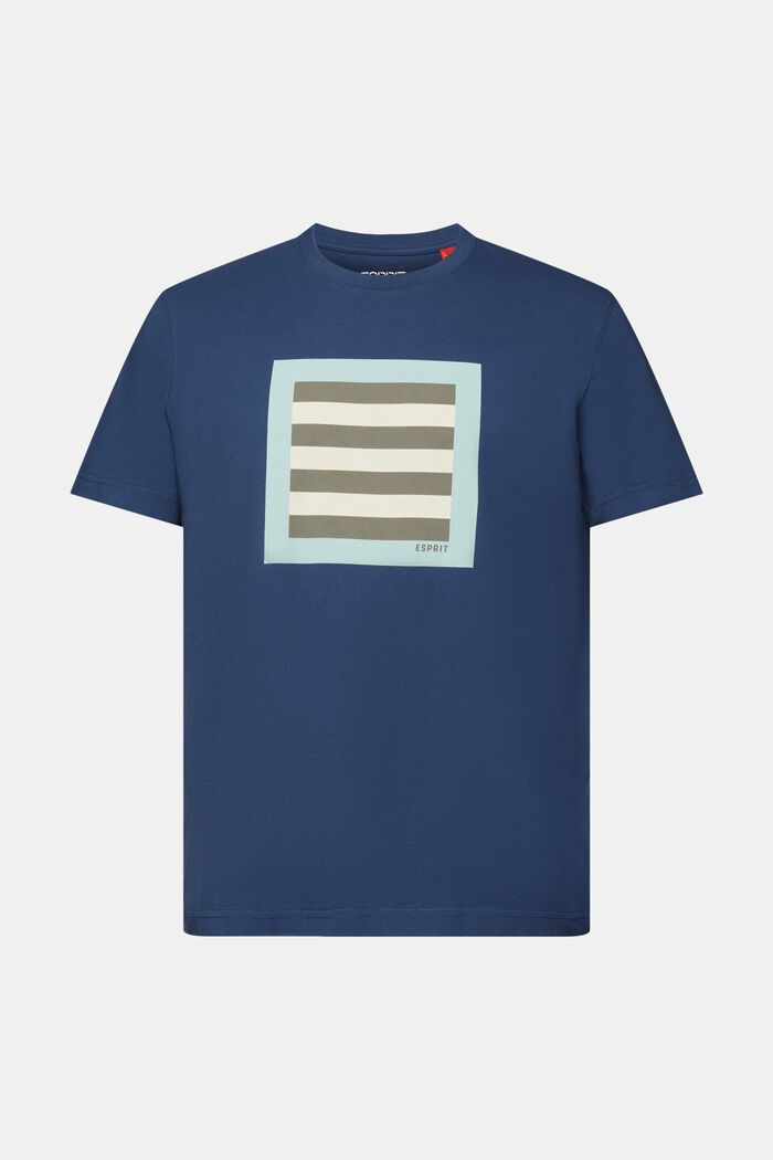 T-shirt graphique en jersey de coton, GREY BLUE, detail image number 5