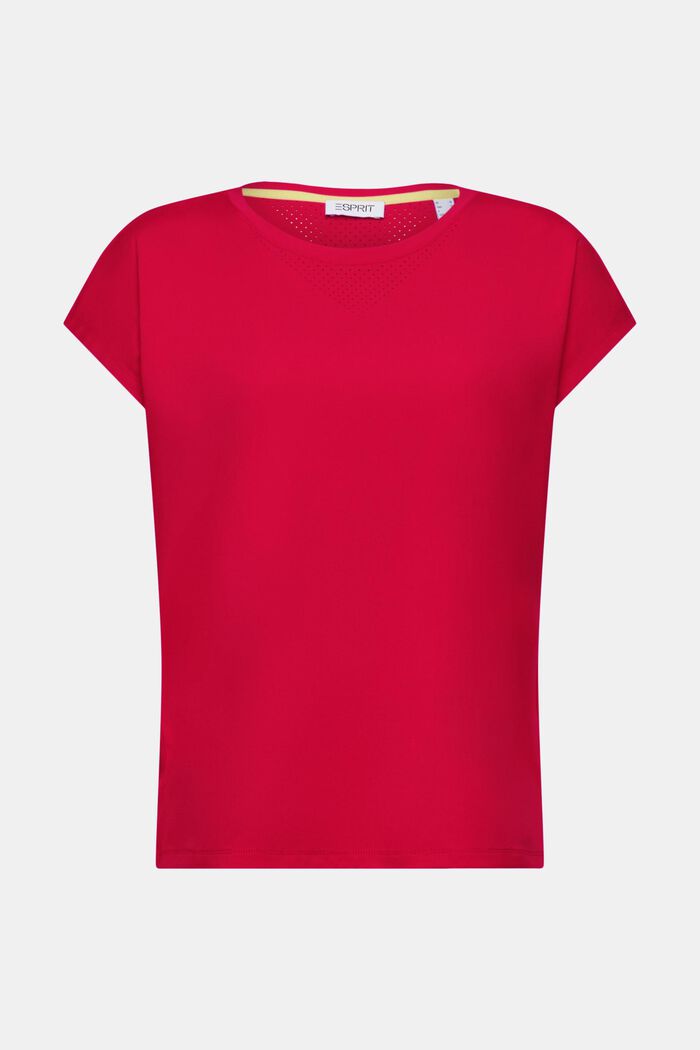 T-shirt de sport à manches courtes, DARK RED, detail image number 5