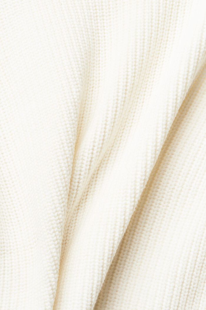 Pull-over en maille à capuche, OFF WHITE, detail image number 4