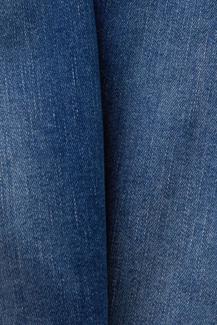 Jeans van een katoenmix met comfortabele stretch, BLUE MEDIUM WASHED, detail image number 6