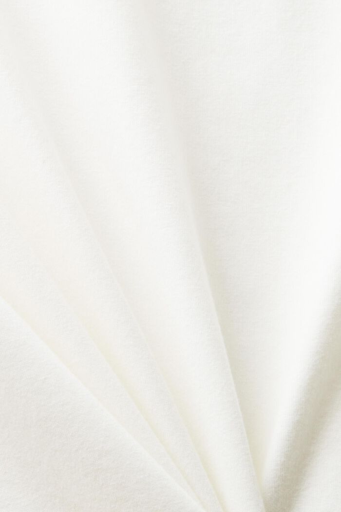 Katoenen top met lange mouwen, OFF WHITE, detail image number 5