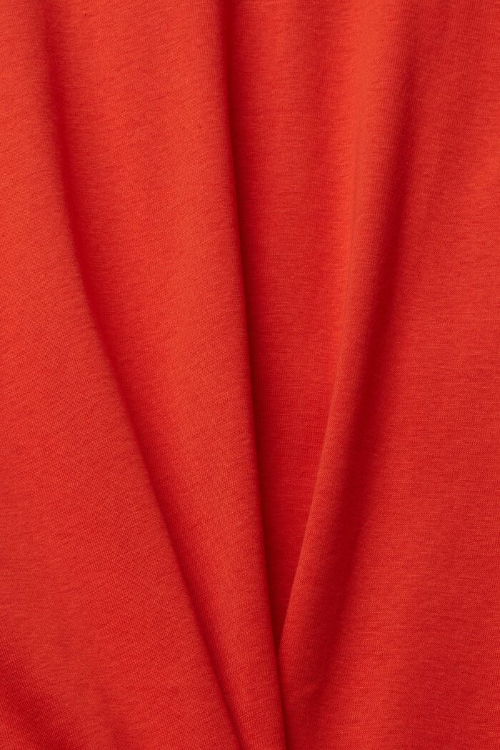 Shirt met 3/4-mouwen, ORANGE RED, detail image number 8