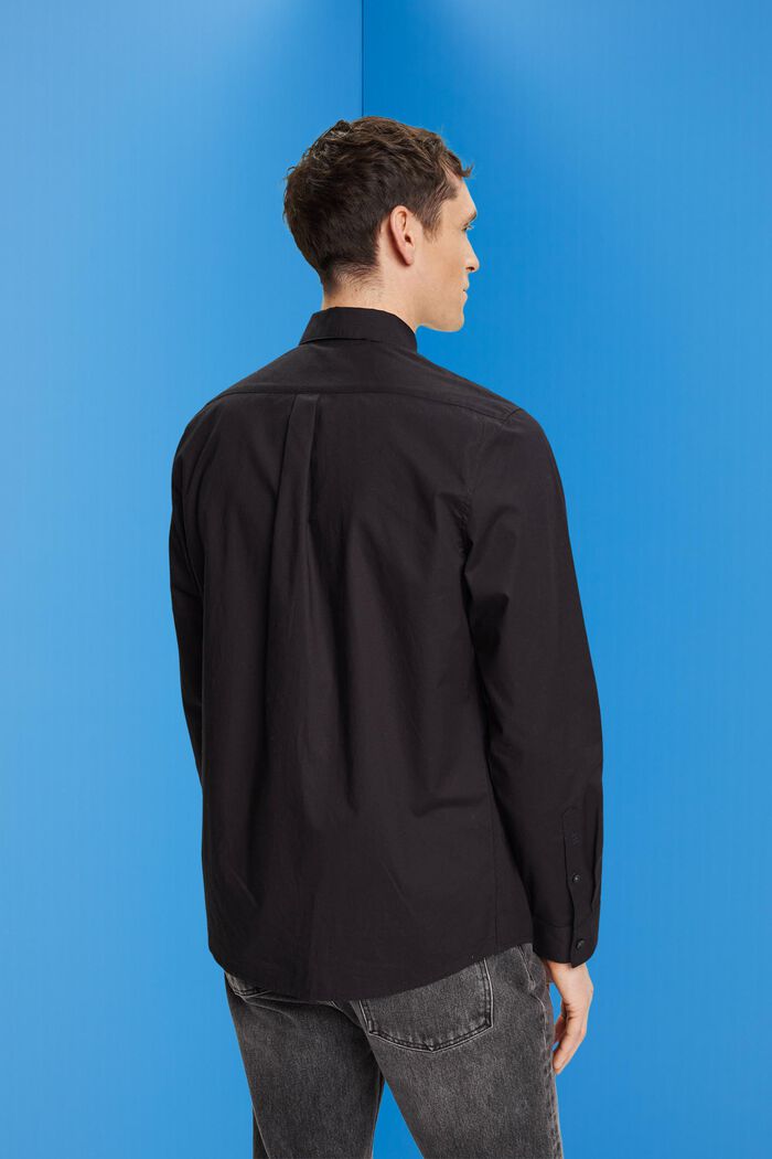 Chemise à col boutonné, BLACK, detail image number 3