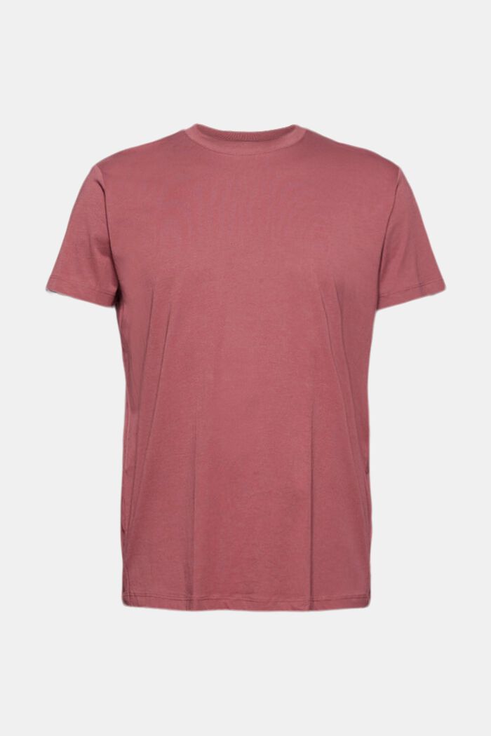 Jersey T-shirt van 100% organic cotton, BERRY RED, detail image number 0