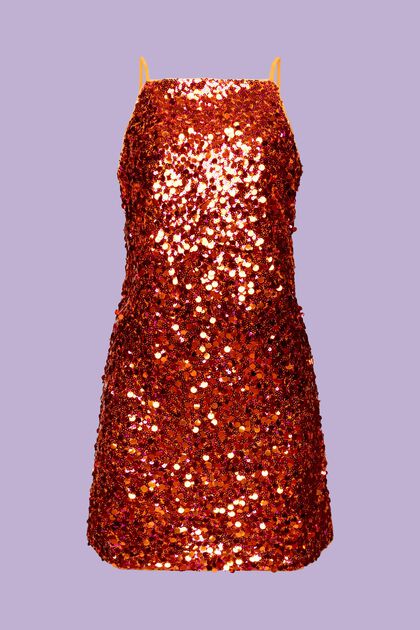 Mini-jurk met pailletjes