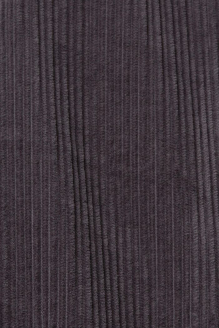 CORDUROY mix & match broek met wijde pijpen, ANTHRACITE, detail image number 1