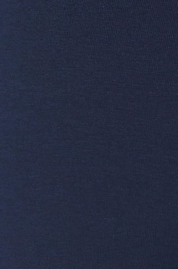 Jersey broek met band over de buik, biologisch katoen, NIGHT BLUE, detail image number 3