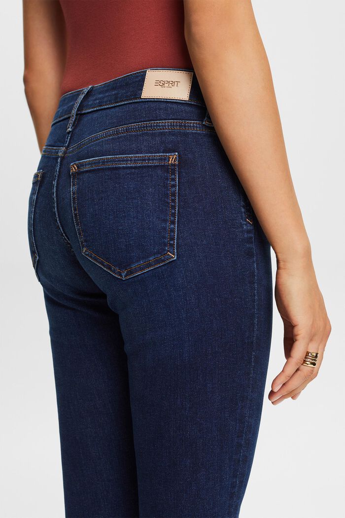 Skinny fit jeans met lage taille, BLUE LIGHT WASHED, detail image number 4