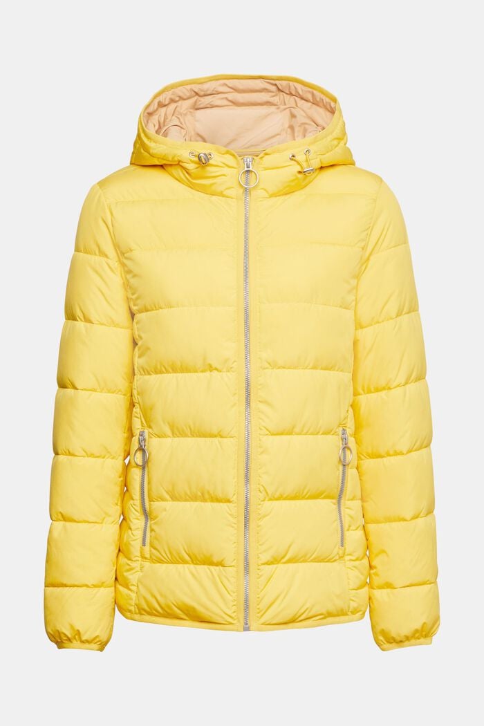Jackets outdoor woven, YELLOW, overview