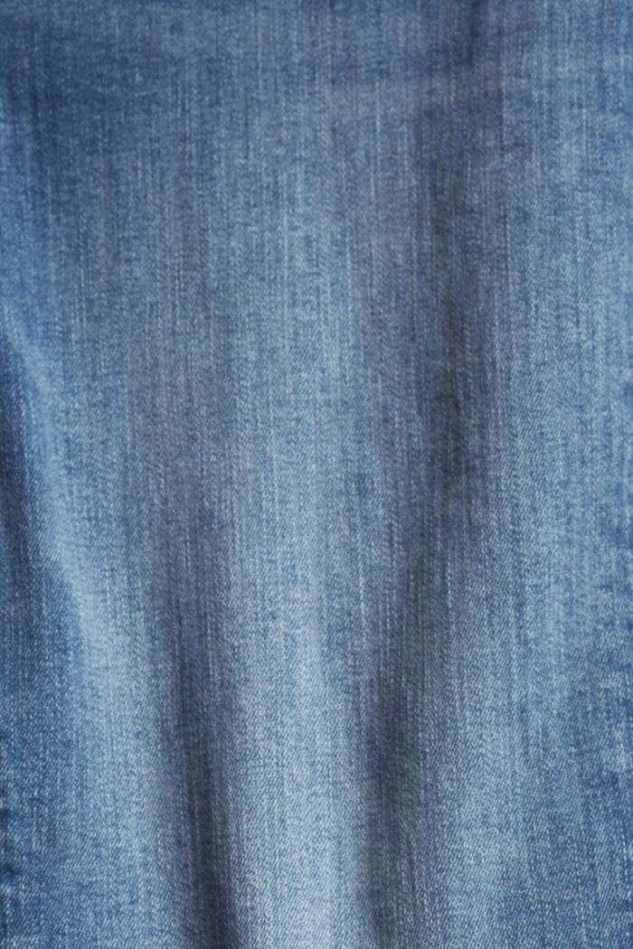 Bootcut-jeans van biologisch katoen, BLUE LIGHT WASHED, detail image number 1