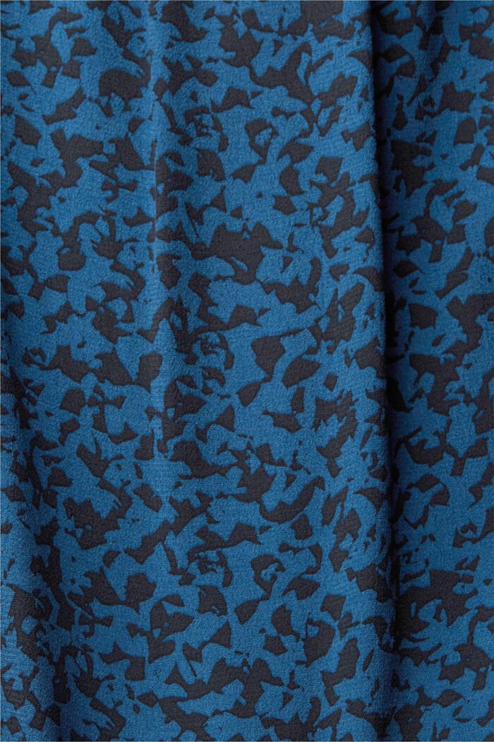 Viscose blouse met motief, PETROL BLUE, detail image number 6