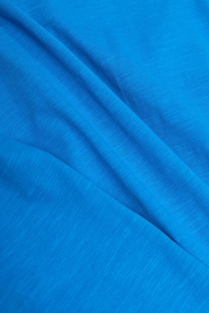 T-shirt van katoen-jersey, BRIGHT BLUE, detail image number 5