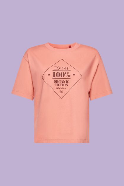 T-shirt van organic cotton met print