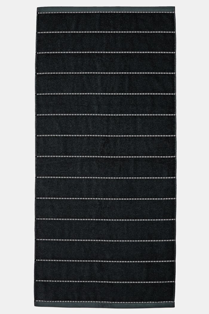 Met TENCEL™: handdoekenlijn van badstof, BLACK, detail image number 0