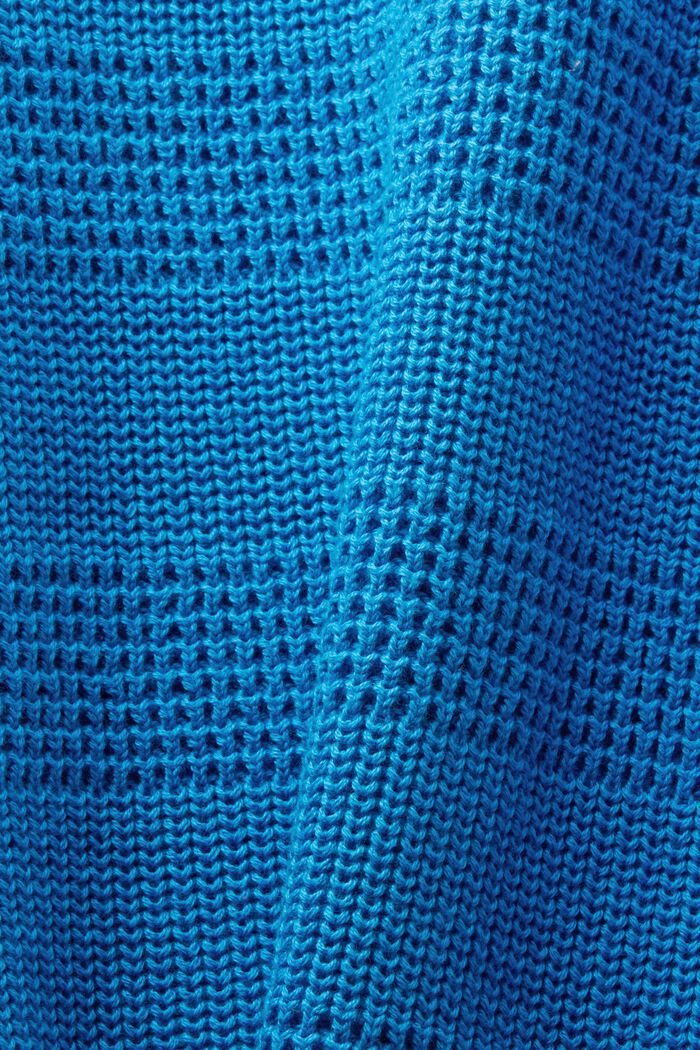 Gestructureerd gebreid vest, BLUE, detail image number 5