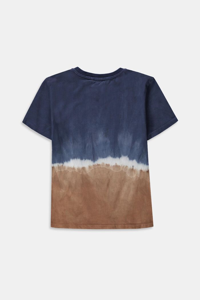 T-shirt met een tweekleurige batiklook