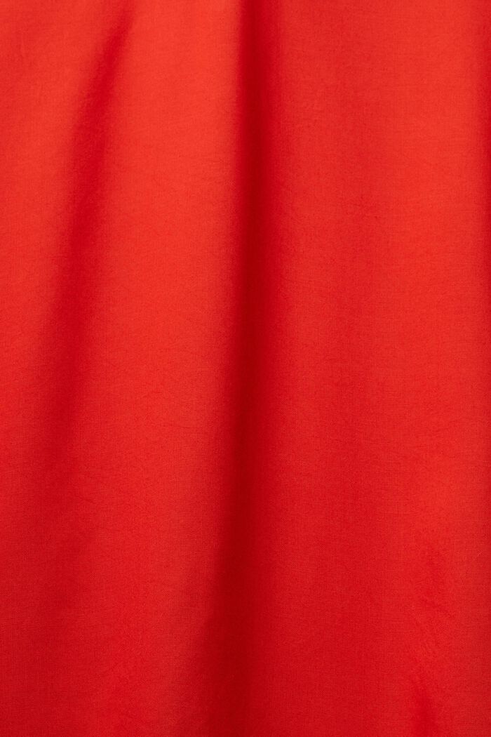 Blouse met V-hals, LENZING™ ECOVERO™, ORANGE RED, detail image number 1