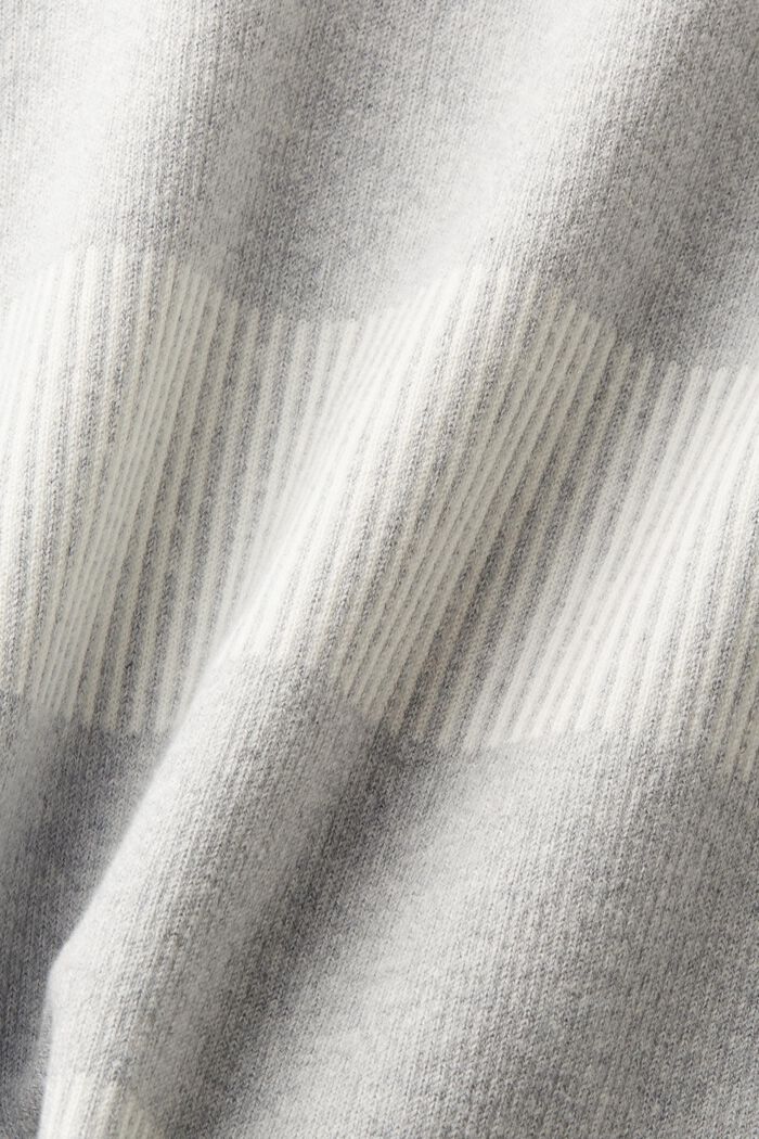 Gestreepte sweater van ribbreisel, LIGHT GREY, detail image number 4