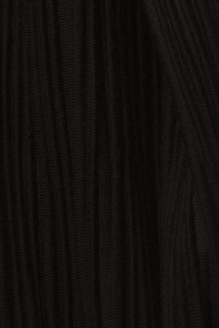 Pantalon en jersey doux animé de plis, BLACK, detail image number 5
