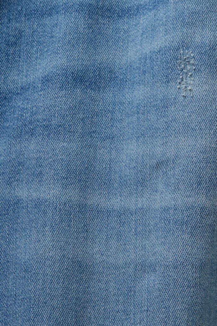 Mid rise skinny jeans, BLUE LIGHT WASHED, detail image number 5