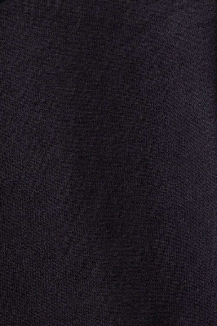 T-shirt met lange mouwen en ronde hals, BLACK, detail image number 5