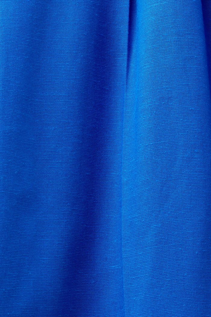 Cropped culotte met hoge taille voor mix & match, BRIGHT BLUE, detail image number 6