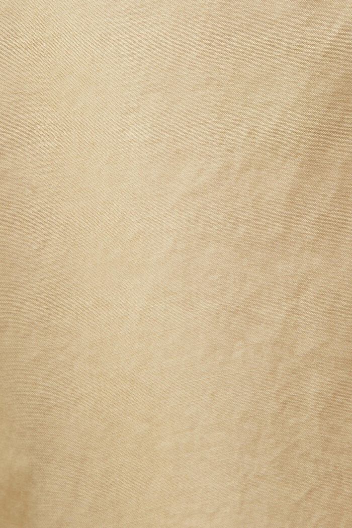 Mini-jupe tissée, 100 % coton, SAND, detail image number 6