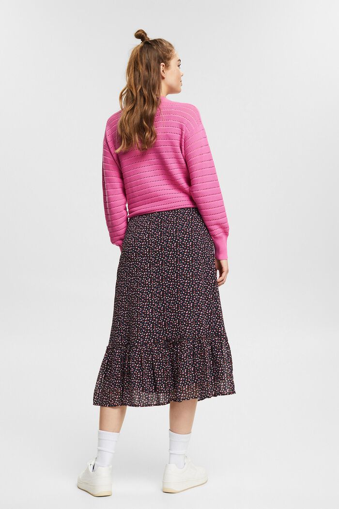 Light woven Skirt, NAVY, detail image number 6