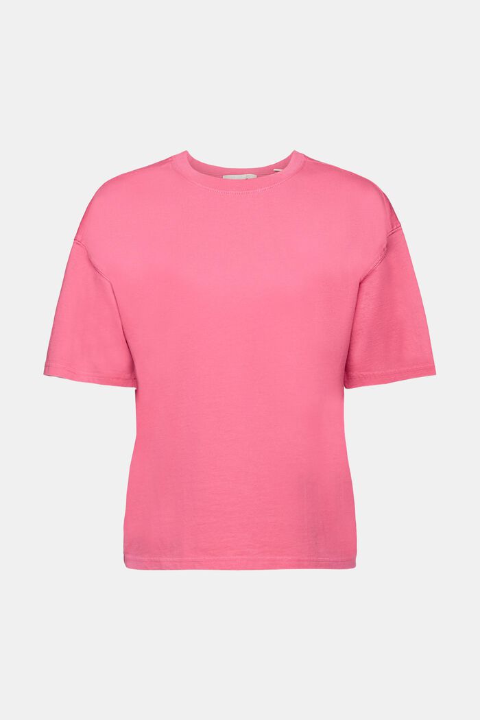 T-shirt en coton délavé à l’acide, PINK FUCHSIA, detail image number 6