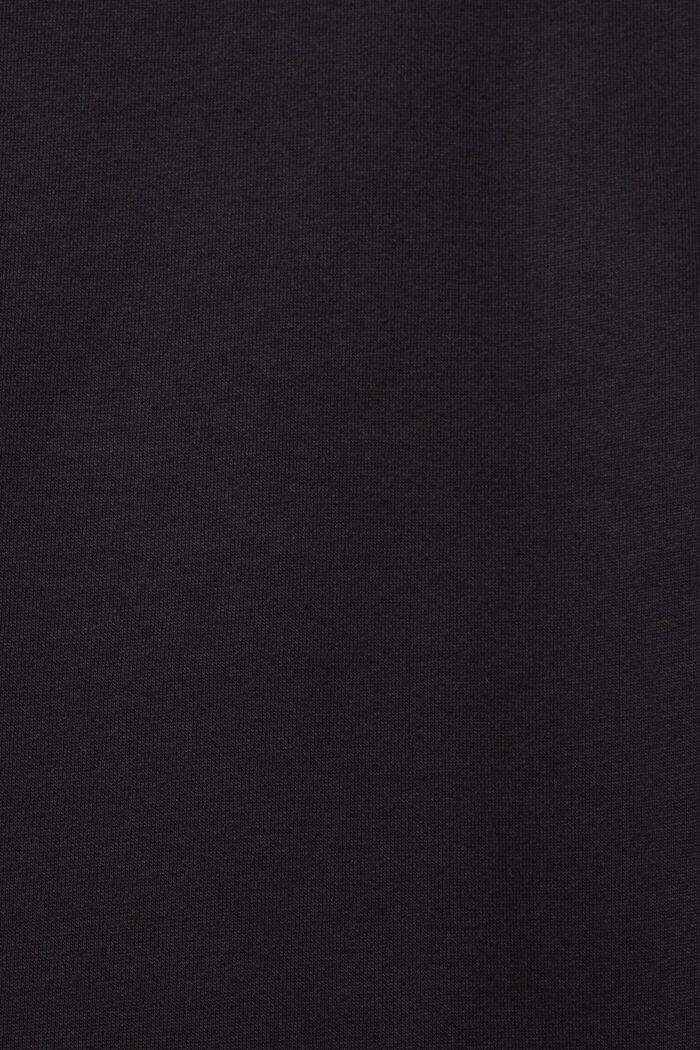 Robe à capuche de coupe allongée, BLACK, detail image number 4