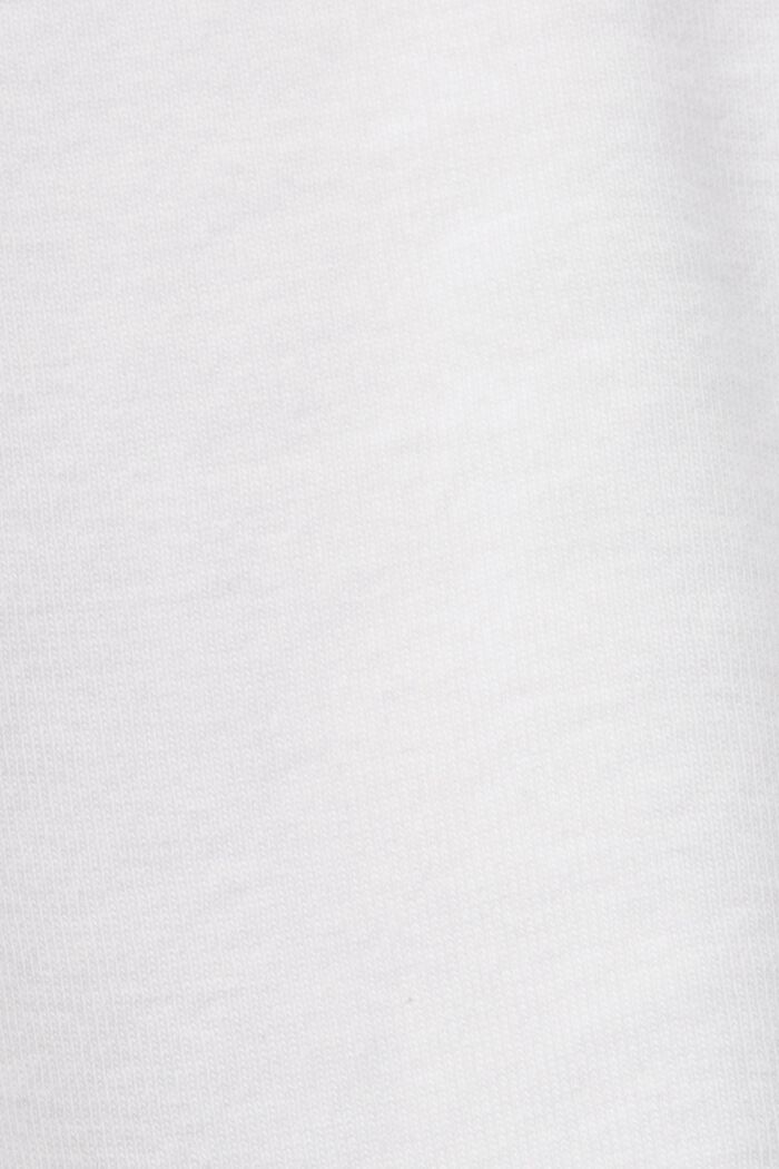 T-shirt met print op het voorpand, WHITE, detail image number 5