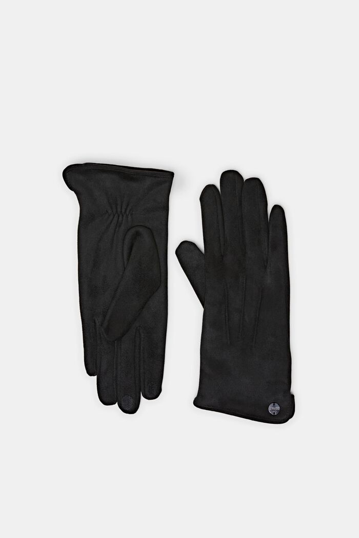 Touchscreen-handschoenen in een suède look